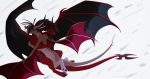  2020 claws digital_media_(artwork) dragon duo feral hi_res horn membrane_(anatomy) membranous_wings open_mouth scalie teeth tongue western_dragon wings wrappedvi 