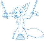  &lt;3 &lt;3_eyes anthro arctic_fox bedroom_eyes biped blue_and_white bodily_fluids bound breasts canid canine disney female flat_chested forced forced_orgasm fox genital_fluids genitals hands_tied hi_res inner_ear_fluff kneeling looking_at_viewer looking_pleasured mammal monochrome narrowed_eyes nipples nude one_ear_up orgasm penetration pussy pussy_juice seductive sex_toy shaking simple_background sketch skye_(zootopia) small_breasts solo sybian theblueberrycarrots trembling tuft vaginal vaginal_penetration white_background zootopia 