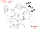  accessory anthro balls bowser cock_ring devilhusker english_text genitals hi_res jewelry koopa macro male mario_bros musclegut nintendo nipples nude penis penis_accessory penis_jewelry scalie sketch solo text video_games 
