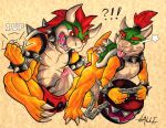  accessory anal anthro balls bowser bowser_jr. chain_chomp clothing cock_ring foreskin genitals group hi_res incest_(lore) jewelry knotting koopa male male/male mario_bros nalli nintendo penis penis_accessory penis_jewelry scalie sex thong underwear video_games 