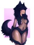  animal_humanoid canid canine cosplay female hi_res human humanoid mammal not_furry pinup pose solo tr.anonymous.h were werecanid werecanine werewolf 