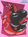  3:4 absurd_res anthro big_breasts blue_eyes breasts female hi_res holding_breast huge_breasts hyper hyper_breasts kaithunderstone75 nintendo nude overweight overweight_anthro overweight_female pok&eacute;mon pok&eacute;mon_(species) scolipede solo thick_thighs video_games 