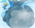  anthro bent_over big_breasts big_butt breasts broken_glass butt female hi_res huge_breasts huge_butt hyper hyper_butt kaithunderstone75 looking_back mega_charizard mega_charizard_x mega_evolution nintendo pok&eacute;mon pok&eacute;mon_(species) solo thick_thighs video_games 