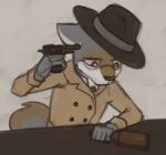  anthro canid canine canis gun imminent_suicide jackal male mammal marsminer ranged_weapon repent solo weapon 