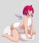 absurd_res bib bodily_fluids crystal_wings diaper diaper_humping diaper_masturbation eyes_closed feces female floating_wings genital_fluids grinding hair halo hi_res hololive hololive_en horn humanoid humanoid_pointy_ears irys_(hololive) kneeling light_body light_skin looking_pleasured maroon_hair masturbation messing messing_diaper messy_diaper nephilim not_furry nude octojo open_mouth pillow pillow_humping pooping shaking simple_background soiled_diaper soiling soiling_diaper solo straddling trembling urine vtuber wet_diaper wetting wetting_diaper white_background white_diaper winged_humanoid wings