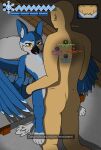 anthro anthro_penetrated assassin&#039;s_creed avian beak bed bedroom_eyes bedroom_sex big_ears blue_body blue_feathers blue_fur blush breath_cloud button_prompt captured chest_tuft choice cutaway dim_lighting duo eyebrows faceless_character faceless_male feathers female female_on_human female_penetrated floor fluffy_chest fur furniture game_over gameplay_mechanics gentle_sex gryphon gui health_bar hi_res holding_both_legs human human_on_anthro human_penetrating human_penetrating_anthro imminent_orgasm inner_monologue interspecies kneeling larger_male leaning leaning_back leg_grab looking_pleasured looking_up_at_partner male male/female male_penetrating male_penetrating_female mammal mana_bar multicolored_body mythological_avian mythology narrowed_eyes open_beak open_mouth paws penetration penile penile_penetration quick_time_event raised_eyebrows rinna_(wrattales2022) roleplay rug seductive sex size_difference smaller_female smile spread_legs spread_wings spreading surrendering tail tail_tuft thigh_grab tuft two_tone_body ubisoft user_interface vaginal vaginal_penetration white_body white_feathers wings wood wood_floor wrattales2022