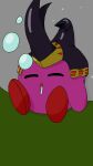  beetle_kirby closed_eyes copy_ability deviantart_username drooling highres kirby kirby:_triple_deluxe kirby_(series) no_humans open_mouth sleeping tlaceo 