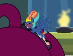  2020 anus badumsquish balls blush butt clitoris cutie_mark digital_media_(artwork) duo equid equine eyes_closed faceless_female female feral friendship_is_magic genitals hasbro hi_res macro male male/female mammal my_little_pony pegasus prince_hisan_(mlp) pussy solo_focus sphinx_(mlp) wings 