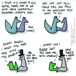  ! 1:1 ? blue_body blue_fox_(foxes_in_love) blue_fur blue_tail canid canine clothing comic couple_(disambiguation) dialogue duo english_text feral fox foxes_in_love fur green_body green_fox_(foxes_in_love) green_fur green_tail grey_body grey_fur grey_tail hat headgear headwear hi_res male_(lore) mammal shadow simple_background text top_hat url 