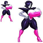  &lt;3 2020 big_breasts big_butt black_body breasts butt casetermk cleavage clothed clothing crossgender curvy_figure female footwear high_heels huge_breasts humanoid hyper hyper_breasts low_res machine mettaton mettaton_ex one_eye_obstructed pink_clothing pink_footwear pink_shoes robot robot_humanoid shoes solo undertale video_games voluptuous wide_hips 