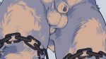 anthro balls bdsm bear beastars chain crotch_shot digital_media_(artwork) flaccid foreskin fur genitals male mammal nude penis riz_(beastars) saadness sadness_hao small_penis solo