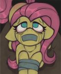  bdsm bondage bound broken duct_tape equid equine female fluttershy_(mlp) friendship_is_magic grimdark hasbro hi_res horse mammal marsminer my_little_pony pony semi-anthro solo tape 