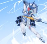  action_pose breasts darling_in_the_franxx delphinium female humanoid machine not_furry open_mouth pochincoff pose robot robot_humanoid simple_background solo studio_trigger 
