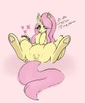 absurd_res animal_genitalia animal_pussy equid equine equine_genitalia equine_pussy female female/female feral fluttershy_(mlp) friendship_is_magic genitals hasbro hi_res horse mammal my_little_pony naholadydragon pony pussy solo