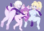 absurd_res anthro big_breasts blonde_hair blue_body blue_fur breasts detsu female fur genitals green_eyes group hair hi_res league_of_legends lulu_(lol) male male/female oral oral_penetration penetration pink_body pink_fur poppy_(lol) purple_body purple_fur purple_hair pussy red_eyes riot_games short_stack small_breasts spread_pussy spreading tentacle_in_mouth tentacle_in_pussy tentacle_penetration tentacles tristana_(lol) vaginal vaginal_penetration vel&#039;koz_(lol) white_hair yordle