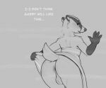 angel_hare animated anthro badger clothed clothing crossdressing francis_(angel_hare) girly low_res male mammal mustelid musteline solo the_east_patch