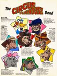 anthro ape avg_productions_incorporated avian barney_bear_(circus_playhouse) batt_e_bird bear bird blue_clothing bow_tie brown_body brown_fur charlie_chimp chimpanzee circus_playhouse_band circus_playhouse_food_and_emporium circus_playhouse_inc clothing cowboy_hat derby don_keenan elephant elephantid ellie_elephant felid female fur gerry_giraffe giraffe giraffid grey_body grey_fur group haplorhine hat headgear headwear hi_res leopard lionel_the_lucky_lion lipstick logo lola_leapard makeup male mammal mane pan_(genus) pantherine primate proboscidean simple_background smile star stork texas_tiger text tiger white_background