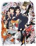  animal_ear_hairband animal_ears ara-abare ayakakashi bell black_hair black_serafuku black_socks blush copyright_name doll_joints dual_persona fake_animal_ears fox fox_hinako fox_mask fox_mask_(silent_hill) fox_servants_(silent_hill_f) grey_skirt hairband heart heart_hands heart_hands_duo highres igarashi_sakuko iwai_shu japanese_clothes joints kashimashi_(silent_hill) kinuta_junko mask mira_(silent_hill) mismatched_arms monster neckerchief nishida_rinko ohyou_wake oi-omoi open_mouth pleated_skirt rabbit_ears red_neckerchief robbie_the_rabbit school_uniform serafuku shimizu_hinako shimizu_hinako_(white_sailor_school_uniform) shimizu_kanta shimizu_kimie shiromuku_(silent_hill) signature silent_hill_(series) silent_hill_f skirt smile socks sword ufo v weapon white_hair 
