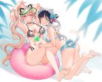  2girls bikini miyako_(xxxbibit) original swimsuit 