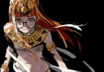  1girl glasses long_hair orange_eyes persona persona_5 rr_(suisse200) sakura_futaba tearing_up yellow_eyes 