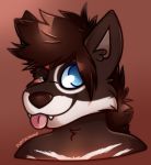  anthro axel_lockwood blep brown_body brown_fur brown_nose canid canine canis fur hi_res male mammal one_eye_closed orange_body orange_fur puppychomp solo tongue tongue_out white_body white_fur wink winking_at_viewer wolf 