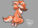  anthro blue_eyes breasts butt canid canine crouching female fox foxtea looking_at_viewer mammal nipples nude pink_nipples presenting presenting_hindquarters raposinha_(foxtea) seductive solo 