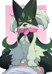  anthro anthro_penetrated biped bodily_fluids bottomless breasts censor_bar clothed clothing cum cum_in_pussy cum_inside duo erection female female_penetrated fur generation_9_pokemon genital_fluids genitals green_body green_fur hi_res human human_on_anthro human_penetrating human_penetrating_anthro interspecies lolobot male male/female male_penetrating male_penetrating_female mammal meowscarada navel nintendo open_mouth penetration penile penile_penetration penis pokemon pokemon_(species) pussy sex sweat vaginal vaginal_penetration 