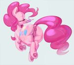  anus cutie_mark equid equine female friendship_is_magic genitals hasbro heart_symbol horse mammal my_little_pony pink_body pink_skin pinkie_pie_(mlp) pony pussy simple_background solo sunbusting 