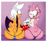  amy_rose anthro anus border butt clothed clothing demon english_text female group looking_at_viewer male nude partially_clothed presenting presenting_anus presenting_hindquarters rouge_the_bat sign simple_background sonic_the_hedgehog_(series) text tinydevilhorns tinydevilhorns_(tinydevilhorns) topless white_border 