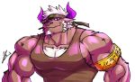  anthro biceps bovid bovine cattle clothing flammars housamo male mammal muscular muscular_anthro muscular_male pecs shennong shirt solo tank_top tokyo_afterschool_summoners topwear video_games yongdasom 