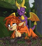  activision ahegao all_fours dachimotsu doggystyle dragon duo elora faun female female_penetrated forest from_behind_position hi_res interspecies looking_pleasured male male/female male_penetrating male_penetrating_female penetration semi-anthro sex spyro spyro_the_dragon tree vaginal vaginal_penetration video_games 