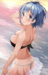  ass bikini nakamachi_machi re_zero_kara_hajimeru_isekai_seikatsu rem_(re_zero) see_through swimsuits 