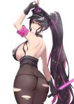  ass fate/grand_order no_bra pantsu pantyhose phil sessyoin_kiara thong torn_clothes weapon 