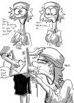  2020 age_difference amphibia_(series) amphibian anthro bella_(amphibia) bellhop black_and_white blush bodily_fluids breasts cum cum_in_mouth cum_inside disney duo english_text faceless_character faceless_male fellatio female female_penetrated genital_fluids genitals good_girl hi_res male male/female male_penetrating male_penetrating_female monochrome newt open_mouth oral oral_penetration penetration penile penis pleasuredome21 salamander sex speech_bubble sprig_plantar text tongue young young_anthro younger_male 