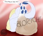  after_vore anthro bulge diaper diaper_disposal disposal erection erection_in_diaper feces hyper hyper_feces legendary_pok&eacute;mon lugia male messy_diaper muscular muscular_male nintendo pok&eacute;mon pok&eacute;mon_(species) pooping scat soiled_diaper soiling soiling_diaper video_games vore yoshi_eats_your_pie 