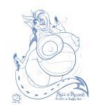 2013 anthro areola badgerben belly big_areola big_belly big_breasts blyzzarde_(character) breasts digital_media_(artwork) dragon female hair hi_res horn huge_breasts line_art mythological_creature mythological_scalie mythology navel nipples non-mammal_breasts nude outie_navel pregnant scales scalie solo teeth thick_thighs ventral_scales