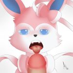  1:1 alecrc anthro duo eeveelution erection fellatio feral genitals hi_res human interspecies male male/male mammal nintendo open_mouth oral penile penis pok&eacute;mon pok&eacute;mon_(species) sex simple_background sylveon tongue tongue_out video_games 