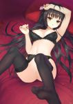  anus areola artist_revision blue_(9153585) bottomless bra cafe_stella_to_shinigami_no_chou feet garter_belt nipples pussy see_through shiki_natsume thighhighs uncensored undressing 