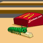  animated caterpillar food mcdonald&#039;s sextoon 