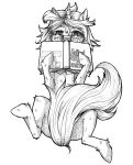  2020 book digital_media_(artwork) equid equine eyebrows eyelashes eyewear female feral glasses hi_res holding_book holding_object hooves horn madhotaru mammal monochrome solo unicorn 
