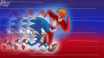  16:9 archie_comics blue_body blue_eyes blue_fur da_jarlison dc_comics death_battle fur green_eyes hair human male mammal orange_hair race running sonic_the_hedgehog sonic_the_hedgehog_(archie) sonic_the_hedgehog_(comics) sonic_the_hedgehog_(series) the_flash wally_west widescreen 