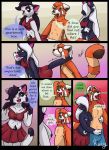  ailurid anthro brainwashing breasts clothing comic domestic_cat english_text felid feline felis female forced group hi_res hypnosis lingerie male mammal mind_control red_panda roxythefoxy seductive text undressing 