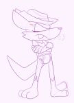 anthro blush briefs clothed clothing cross-popping_vein drfoxweyman embarrassed fang_the_hunter hat headgear headwear hi_res male sega solo sonic_the_hedgehog_(series) tapping_foot tighty_whities underwear underwear_only white_briefs white_clothing white_underwear