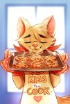  anthro apron baking biped clothed clothing english_text fan_character fluffy fully_clothed league_of_legends maire_(artist) male mammal neck_tuft riot_games size_difference solo teemo_the_yiffer text tuft video_games yordle 