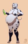  101_dalmatian_street 101_dalmatians 2020 9:14 anthro anthrofied areola belly big_belly big_breasts black_body black_fur breasts canid canine canis dalmatian disney dolly_(101_dalmatians) domestic_dog female fur genitals looking_at_viewer mammal multicolored_body multicolored_fur nipples pregnant pussy simple_background solo spots spotted_body spotted_fur two_tone_body two_tone_fur white_body white_fur whiterabbit95 