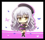  bang_dream! chibi highres lavender_hair long_hair minato_yukina teen_(teen629) yellow_eyes 