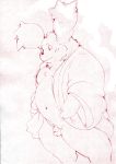  anthro balls belly clothing flaccid genitals kemono lagomorph leporid male mammal navel overweight overweight_anthro overweight_male penis rabbit robe sigenoya simple_background small_penis solo takosen takotyutyu 