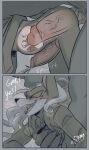 absurd_res all_fours anal anal_orgasm anal_penetration animal_genitalia animal_penis anthro big_penis black_body black_fur bodily_fluids bottomless bottomless_anthro bottomless_male butt canid canine canine_genitalia canine_penis canis clothed clothing cum cum_inflation cum_inside cum_while_penetrated cumshot dialogue digital_media_(artwork) doggystyle duo ejaculation english_text erection from_behind_position fur genital_fluids genitals hair hands-free hi_res humanoid_genitalia humanoid_penis infinite_(sonic) inflation internal internal_anal jackal knot looking_pleasured male male/male male_penetrated male_penetrating male_penetrating_male mammal monochrome narrowed_eyes open_mouth orgasm orgasm_face penetration penile penile_penetration penis sega sex simple_background sonic_forces sonic_the_hedgehog_(series) tail tears tears_of_pleasure teeth text toodamncycle topwear vein veiny_penis
