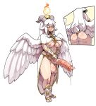 alpha_channel animal_genitalia animal_humanoid animal_penis areola balls big_breasts big_butt big_penis biped blush bodily_fluids bovid bovid_humanoid breasts butt caprine caprine_humanoid clothed clothing equine_genitalia equine_penis feathered_wings feathers fire genitals glistening glistening_body gynomorph hair hi_res humanoid intersex mammal mammal_humanoid nipples no_underwear open_mouth penis pupils smile solo standing sweat sweaty_balls sweaty_breasts sweaty_butt sweaty_genitalia tail tail_motion tailwag theyeager thick_thighs three-quarter_view translucent translucent_clothing white_clothing white_hair winged_humanoid wings