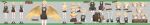 1girl absurdres anger_vein arrow_(symbol) bandaid bandaid_on_leg belt black_shoes blonde_hair blush braid breasts brown_belt center_frills character_name closed_mouth collared_shirt constricted_pupils dress earrings eyes_in_shadow frills glasses glitch_stars green_hat green_jacket hair_over_one_eye harpy hat highres hugging_object jacket jewelry kamogumi_(kanna_yanagi) kanna_yanagi kitada_mo long_hair magnifying_glass monster_girl multicolored_hair multiple_expressions multiple_views official_alternate_hair_length official_alternate_hairstyle pillow pillow_hug plaid_clothes plaid_hat plaid_jacket pointy_ears pouch reference_sheet second-party_source shirt shoes short_eyebrows sleeveless sleeveless_dress smile socks streaked_hair tearing_up twin_braids twitter_username white_hair white_shirt white_socks wide_image yellow_eyes 